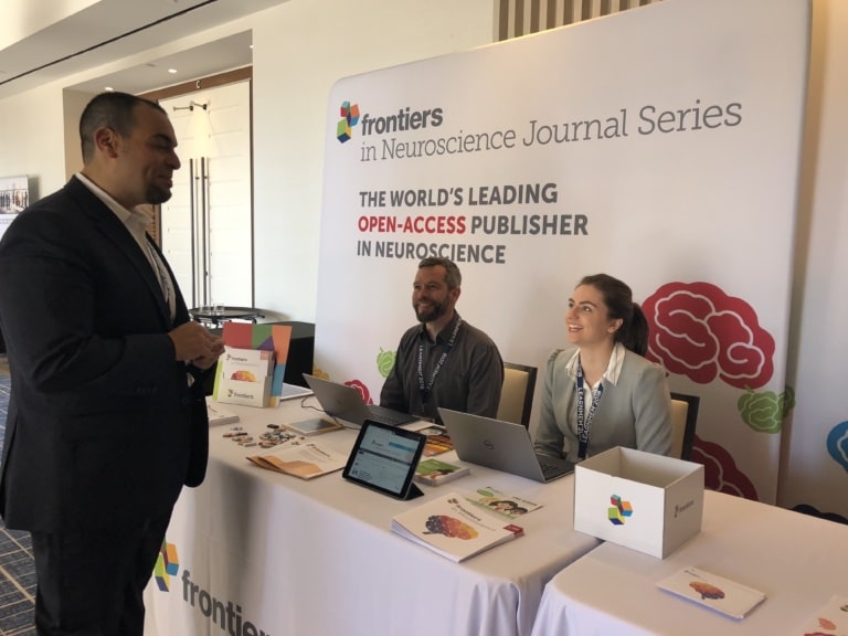 CNLM Director, Mike Yassa speaking with Frontiers at LearnMem2018